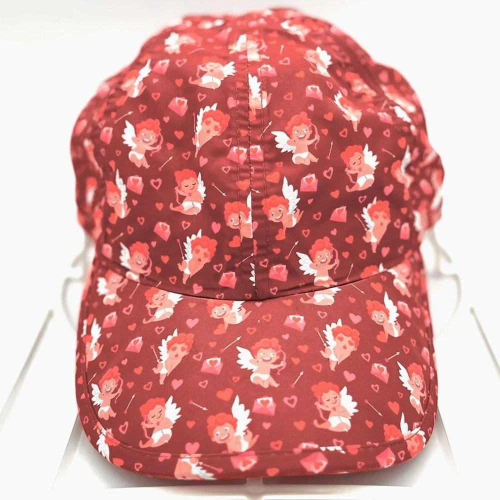 Sprints Performance Running Hat Red Pink Cupid Valentine Discontinued Adjustable